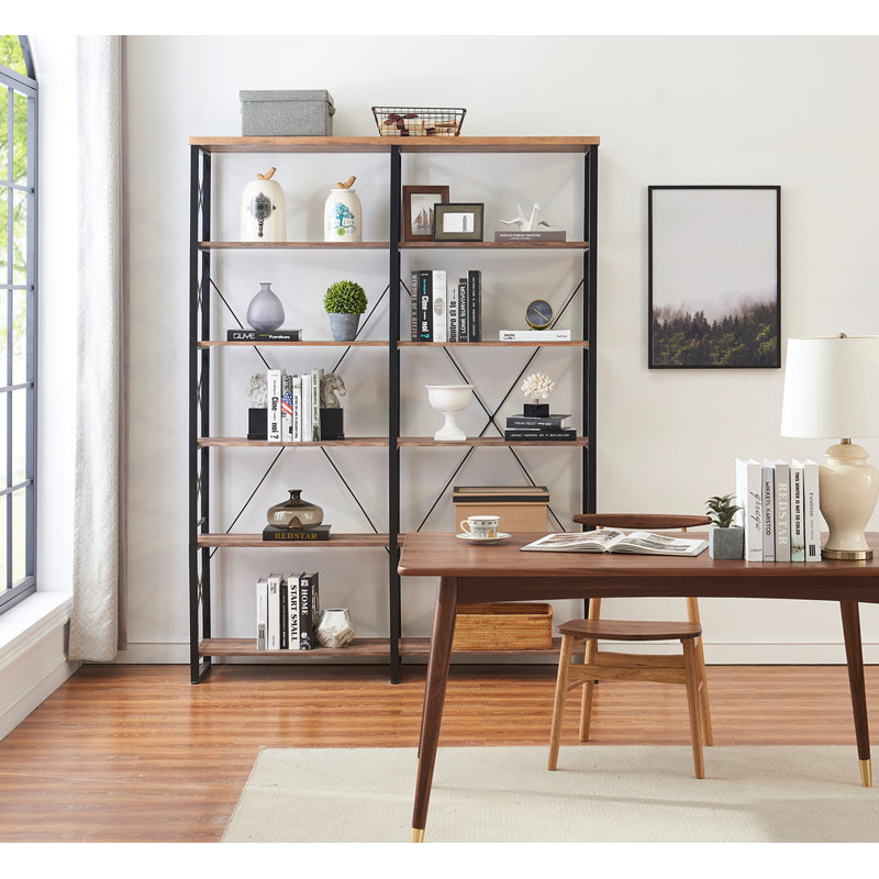 Khat double etagere bookcase 2025
